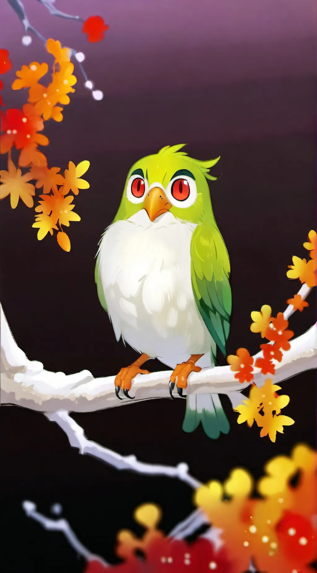 ai character: Duolingo  background