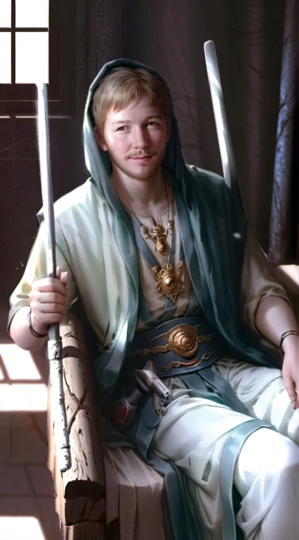 ai character: dad background