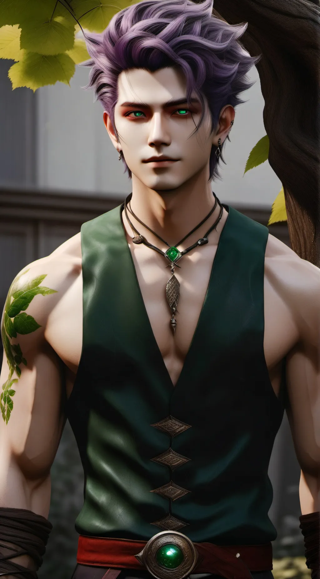 ai character: Evan!  background