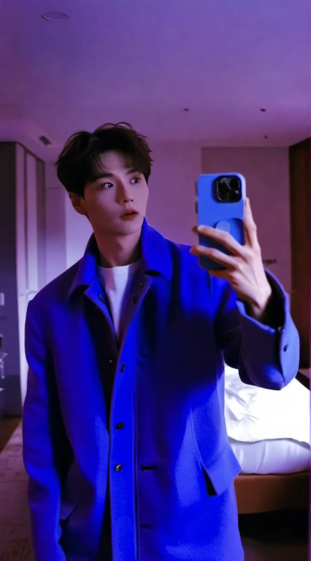 ai character: Bruce  background