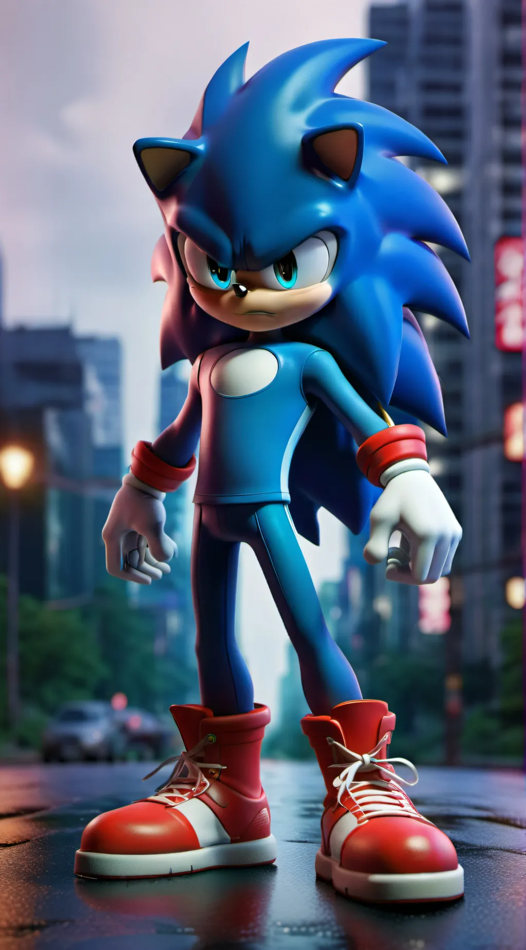 ai character: sonic background