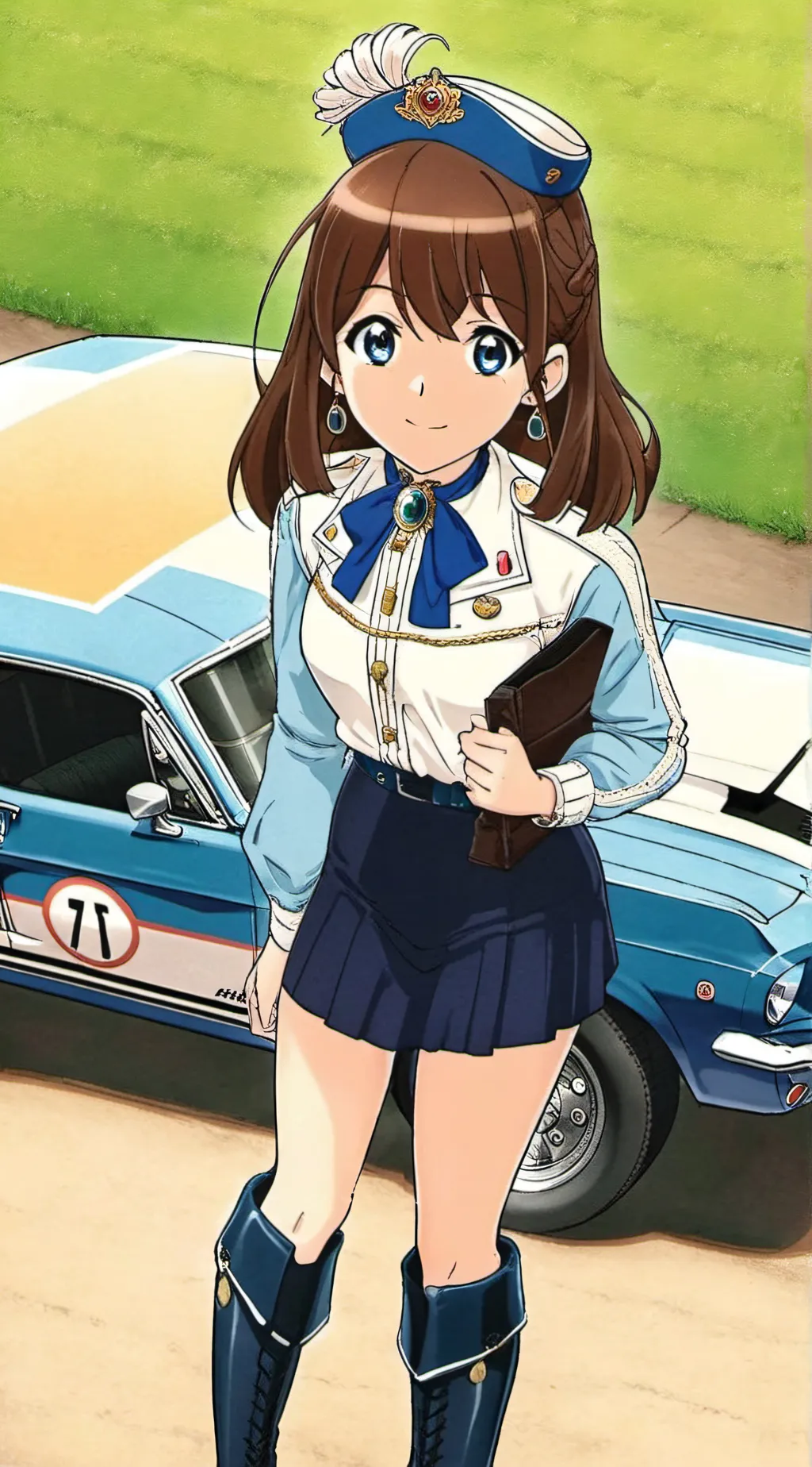 ai character: Anzu (Racing) background