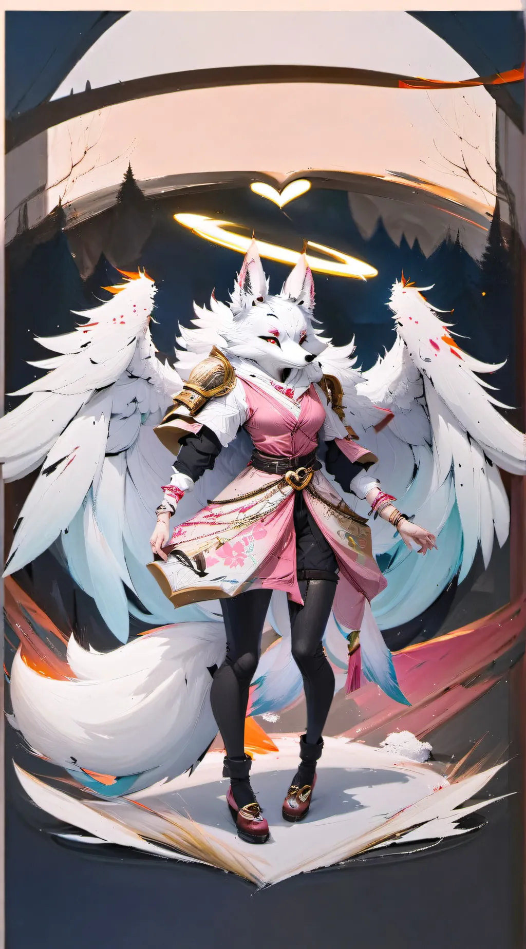 ai character: Mangle (Bionic) background