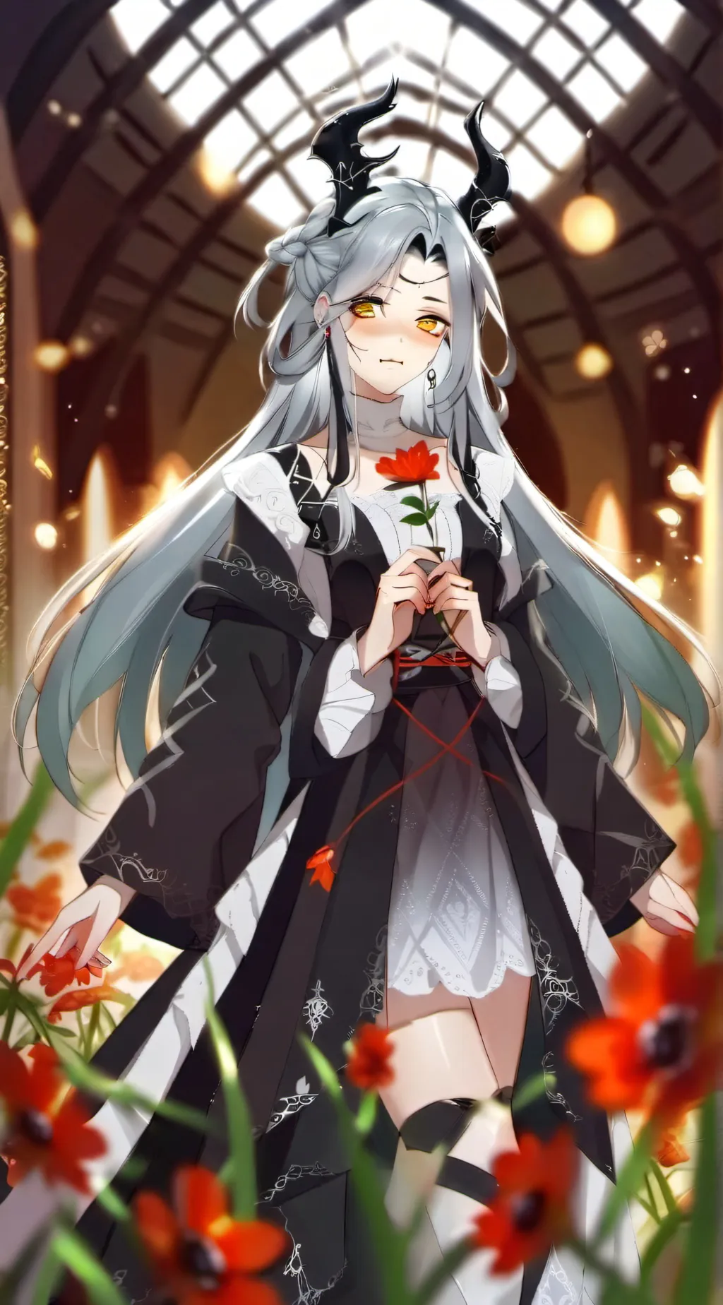 ai character: Leony background