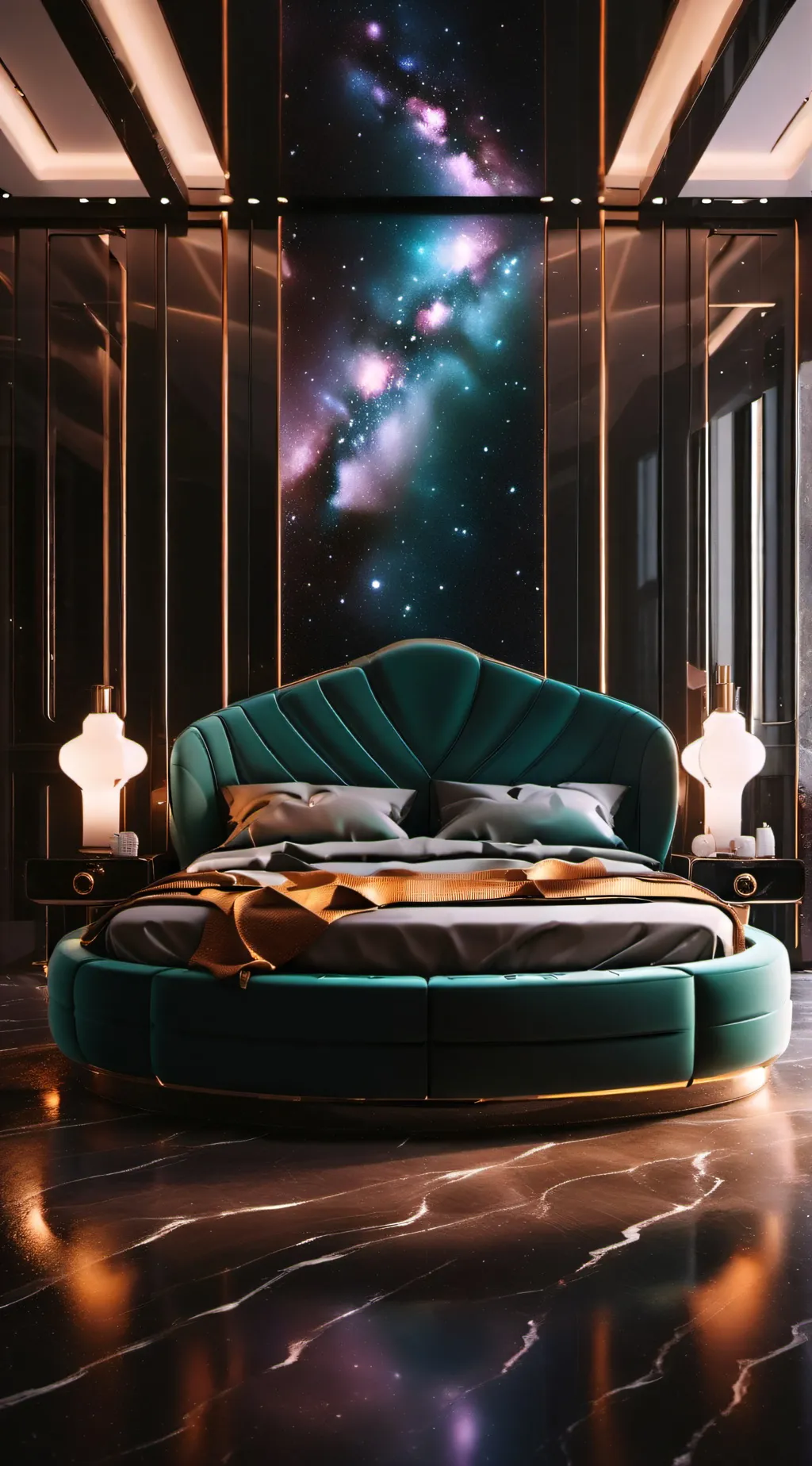 ai character: fattening bed background