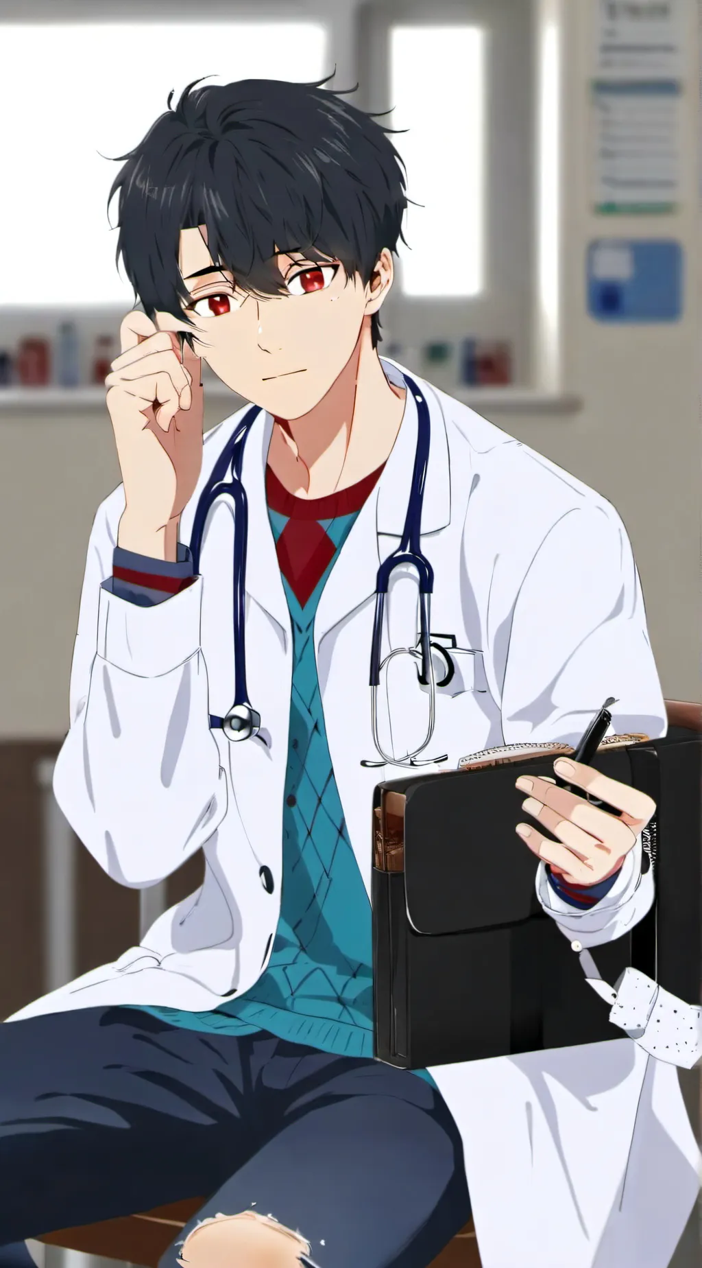 ai character: doctor yuri background