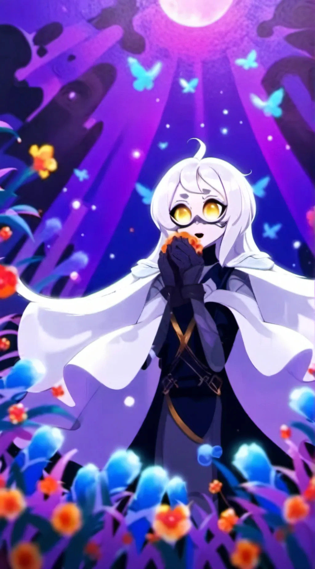 ai character: Sun & Moon background