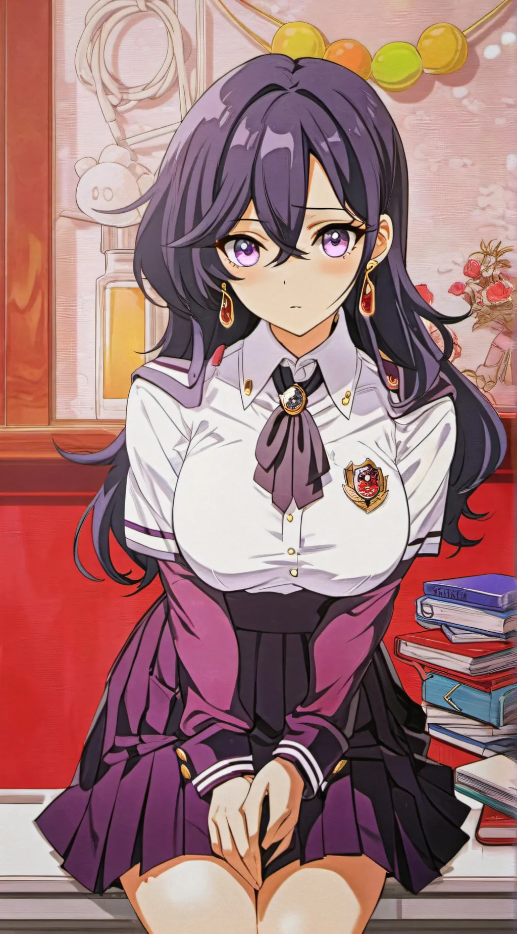 ai character: Crystal Shadow  background