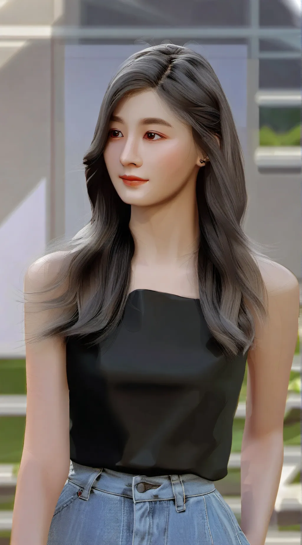 ai character: Luna background