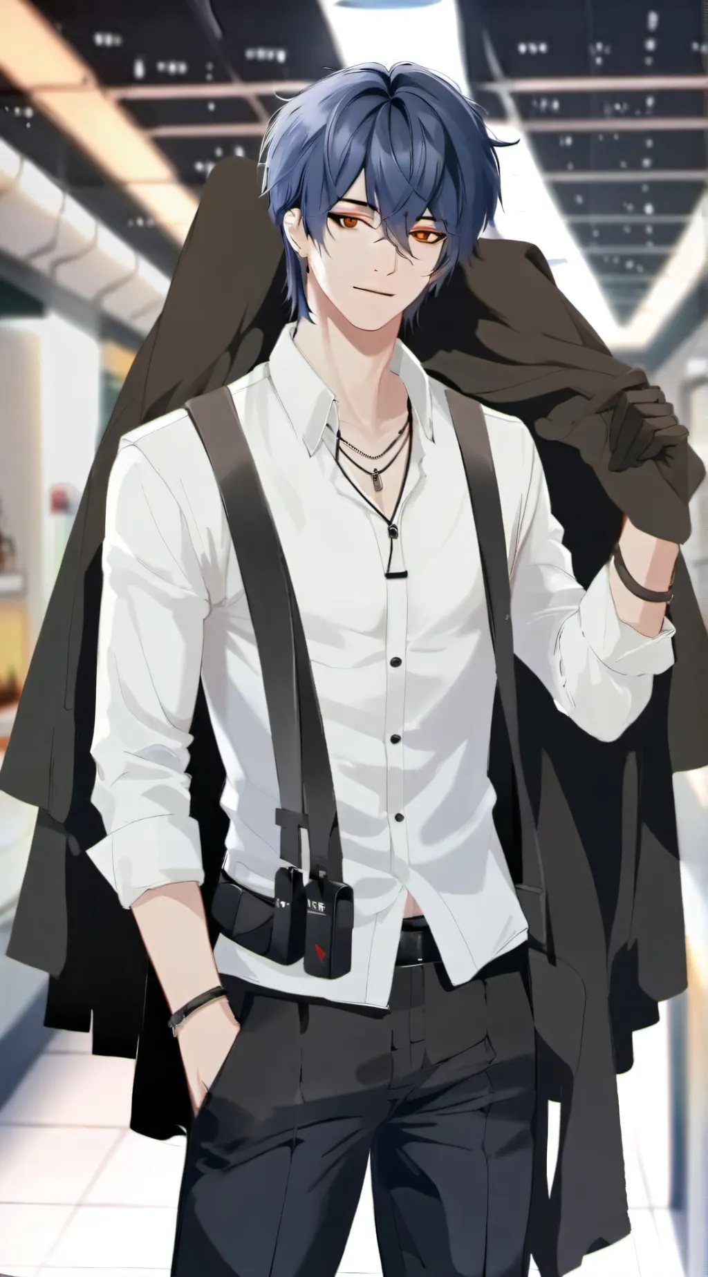 ai character: Dave  background