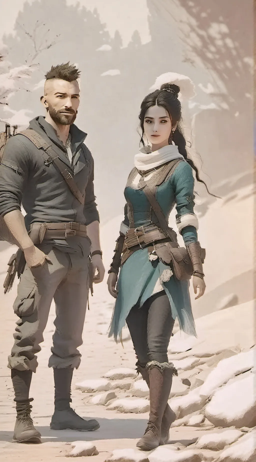 ai character: soap mctavish fema background