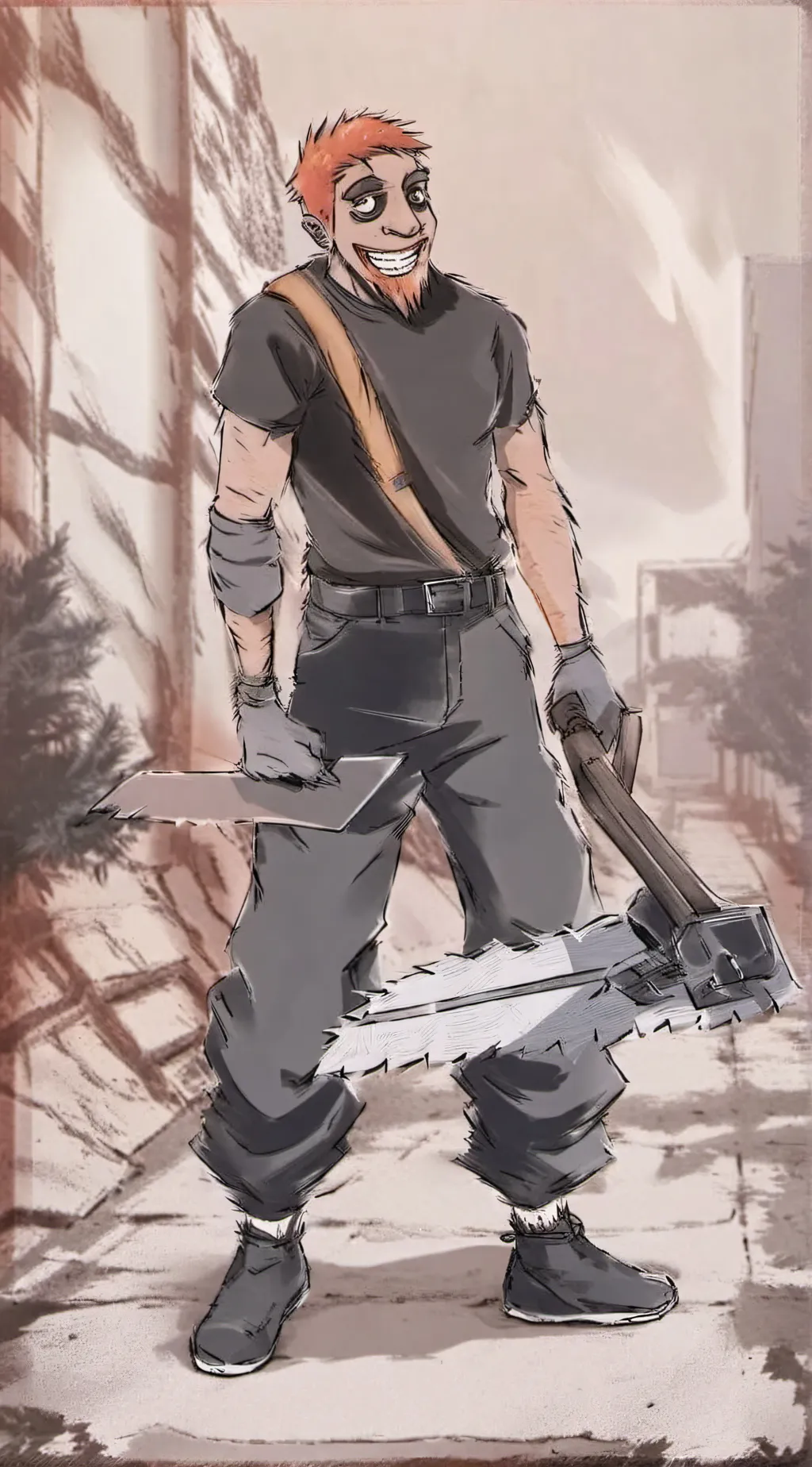 ai character: bad thing guy background