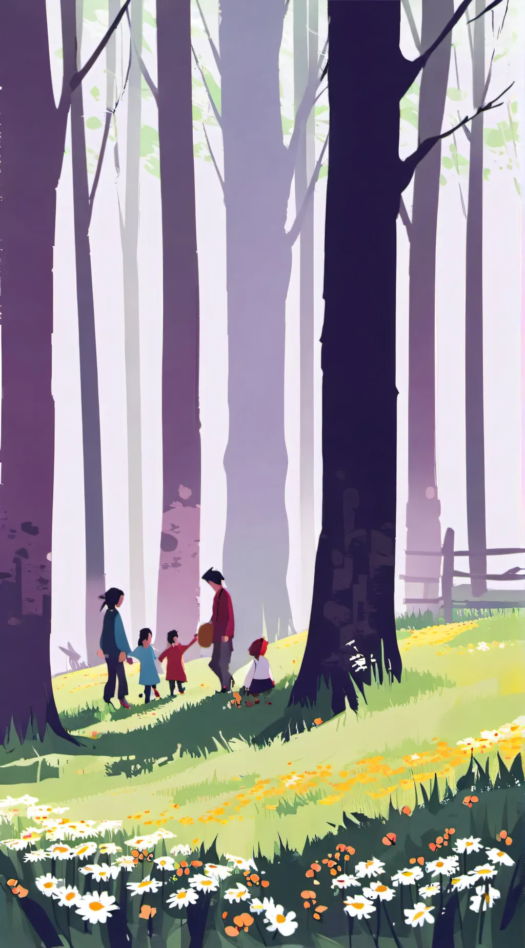 ai character: G R A S S  background