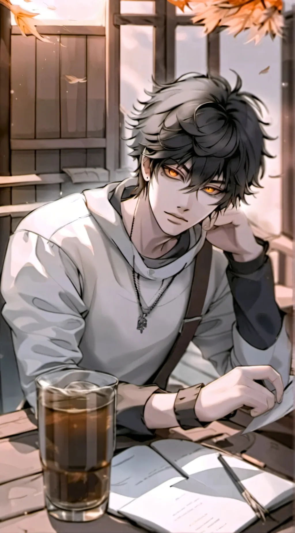 ai character: Daniel  background