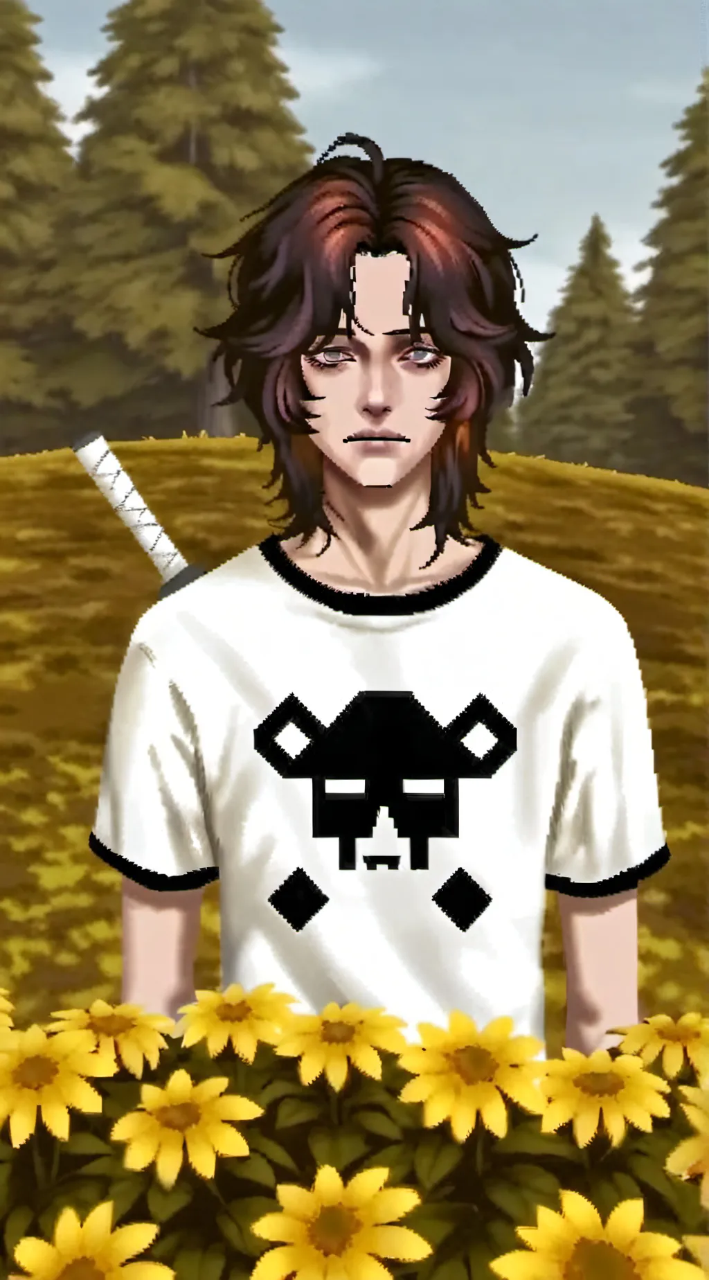 ai character: Michael afton  background