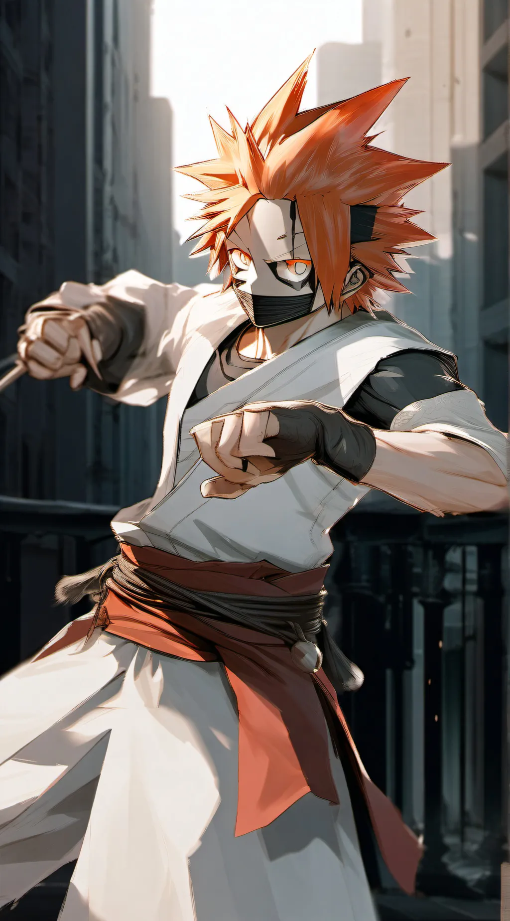 ai character: kirishima  background