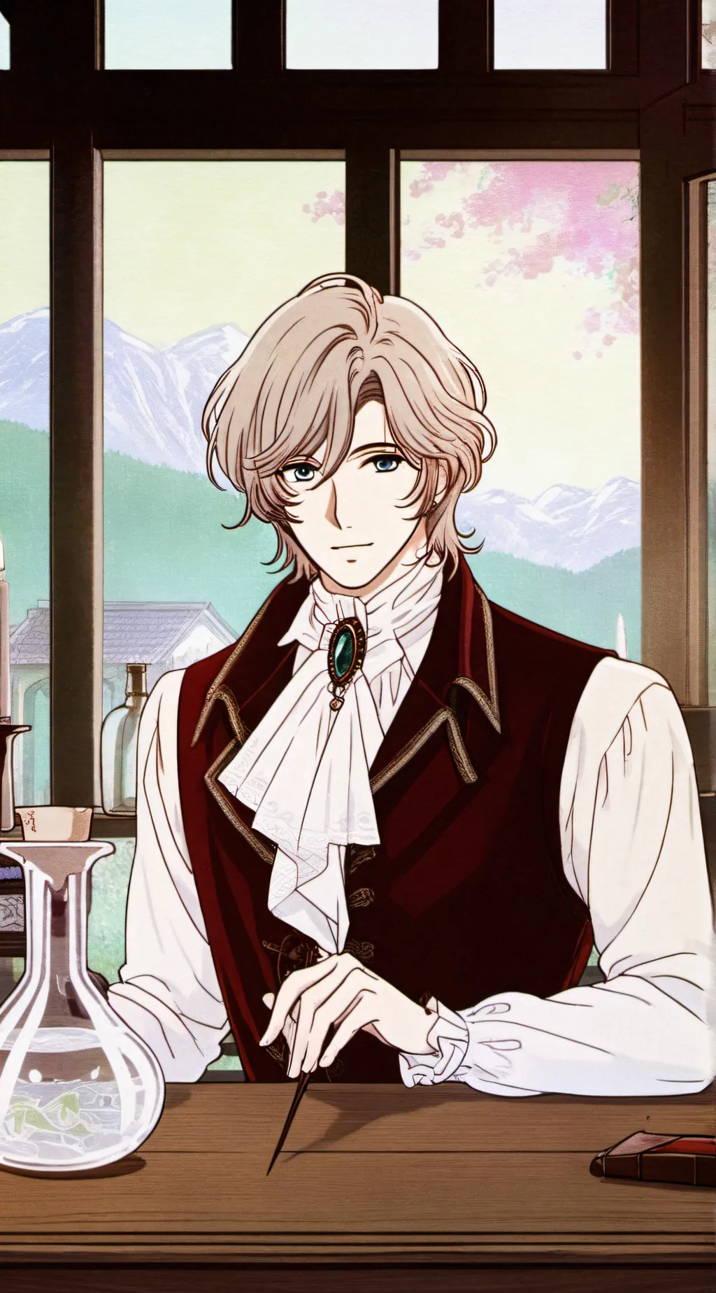 ai character: Even   background