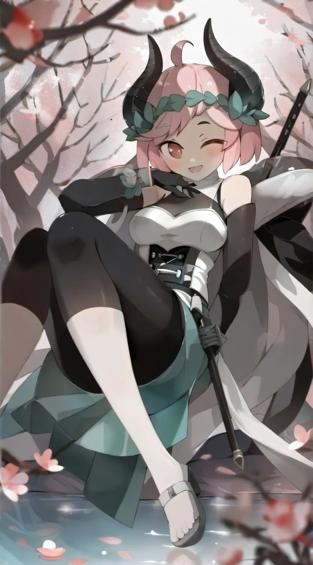 ai character: kisser woman background