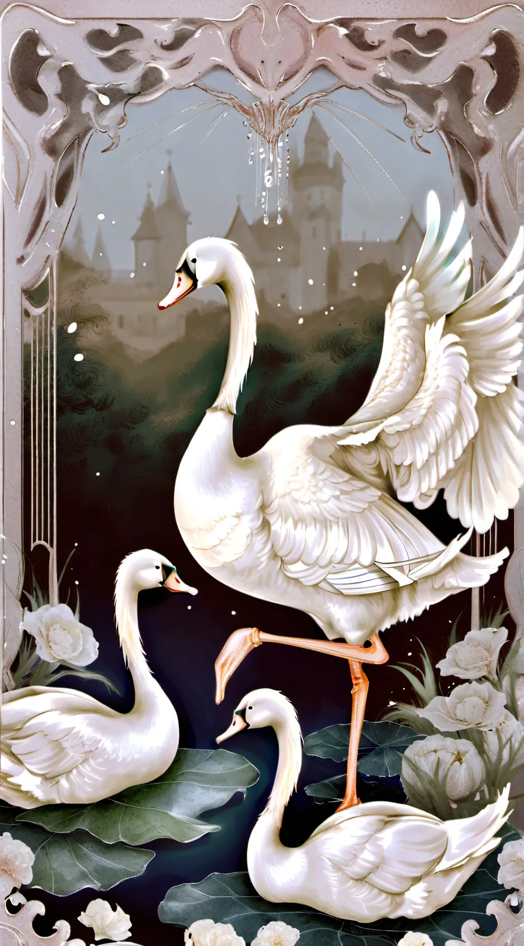 ai character: geese background