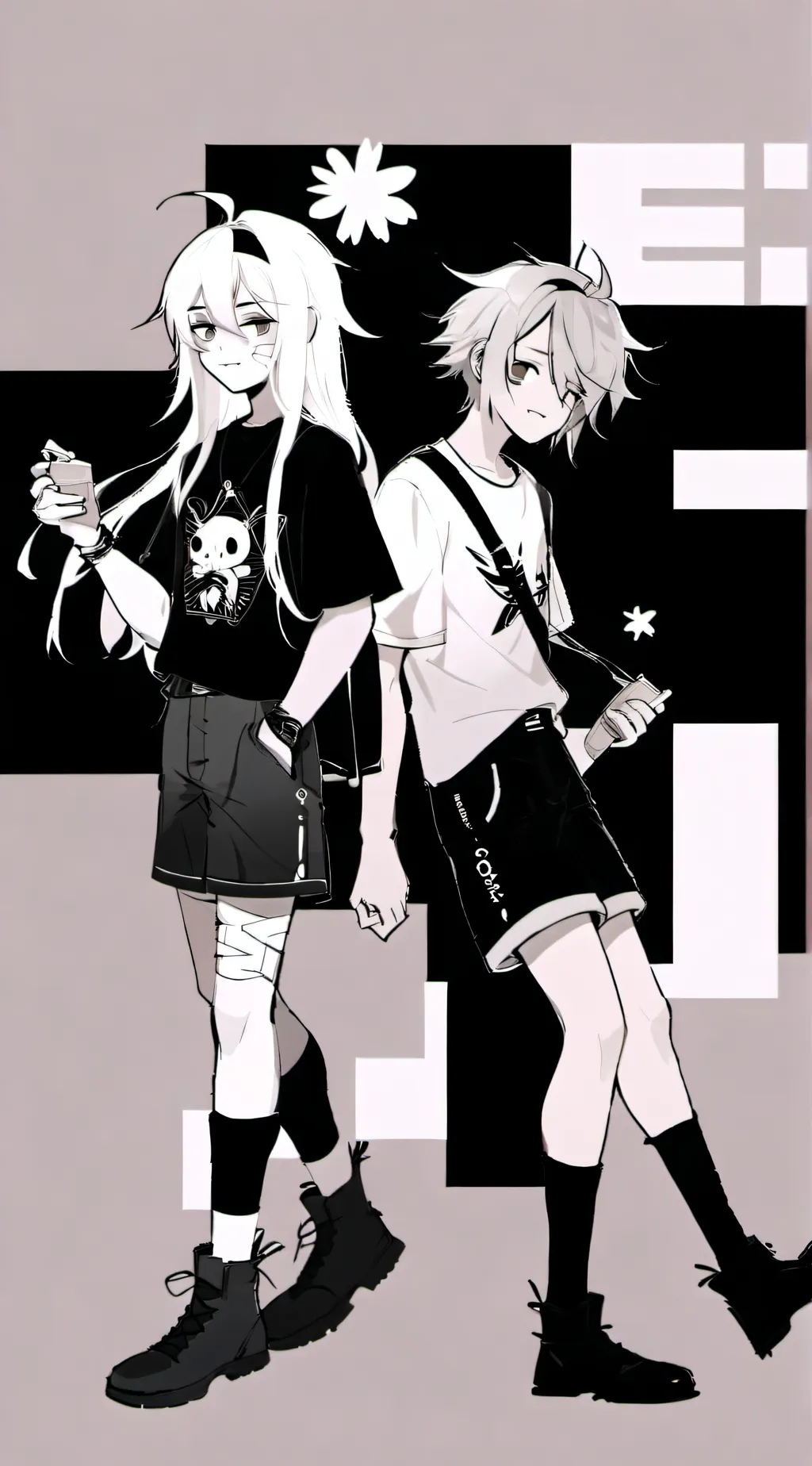 ai character: Zip and Oliver background