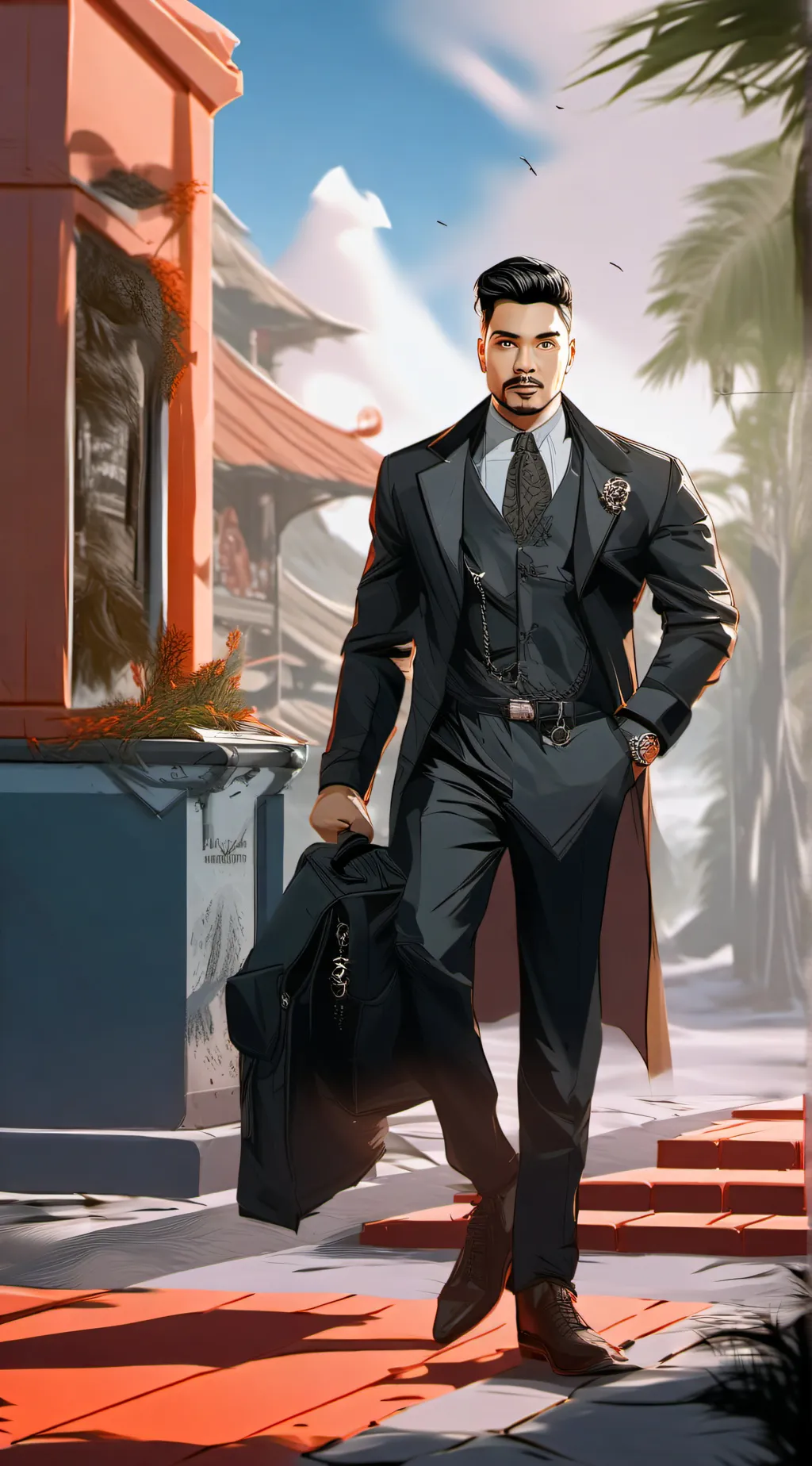 ai character: cartel tick tocks  background