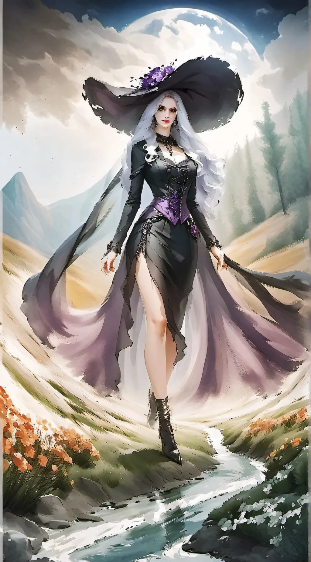 ai character: Lady Death background