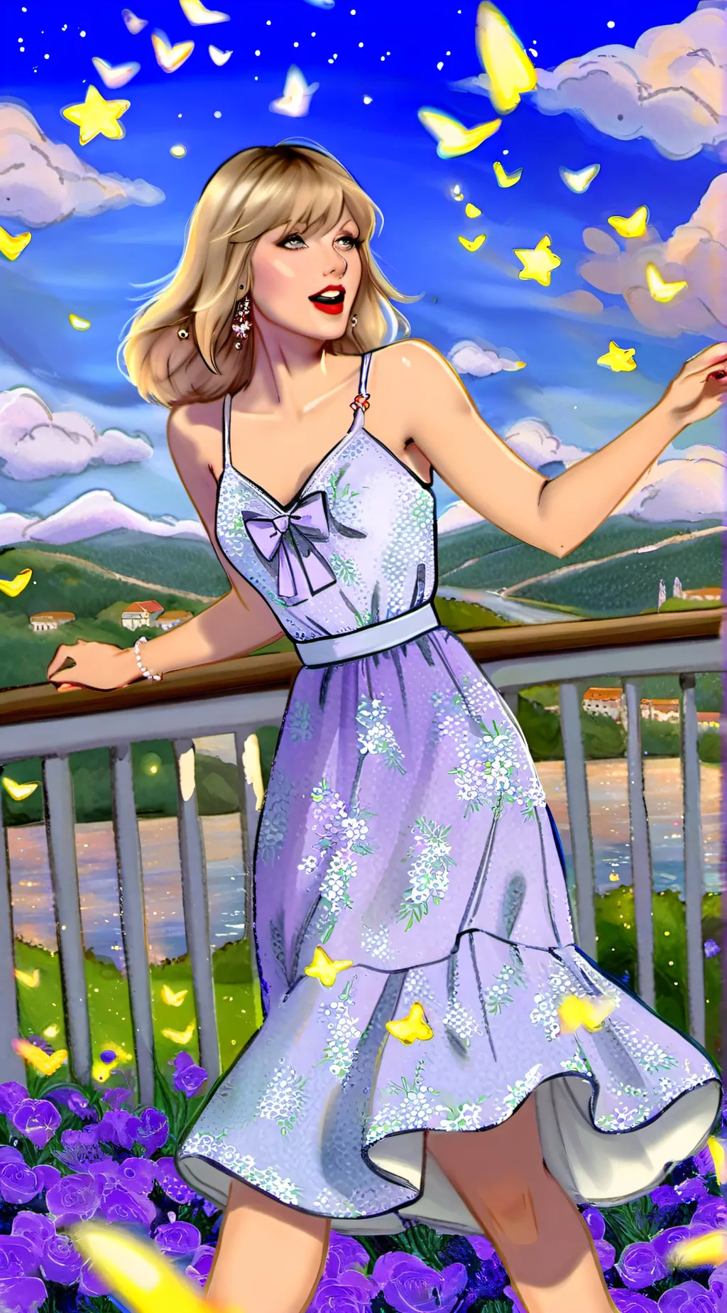 ai character: Taylor Swift background