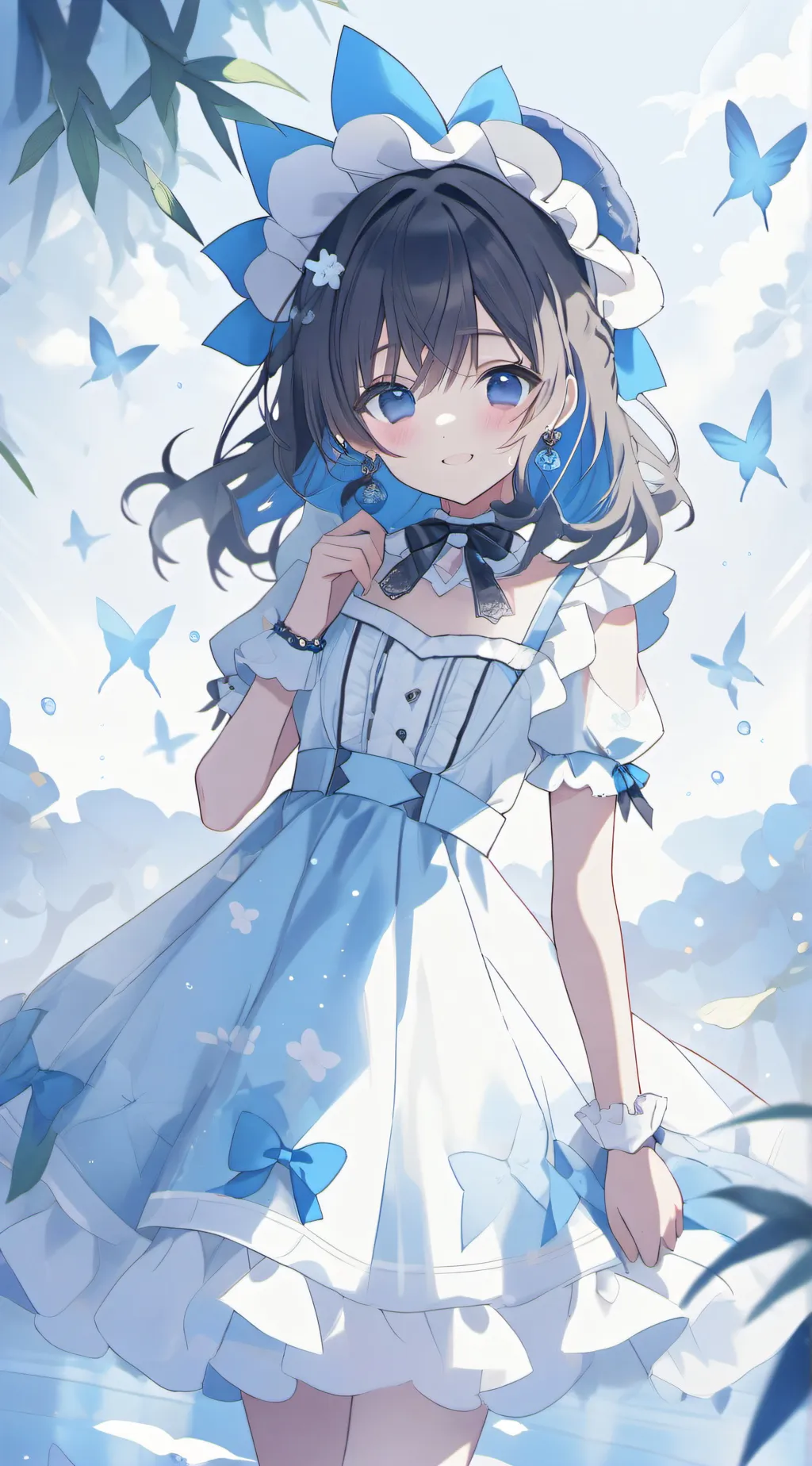 ai character: mushy background