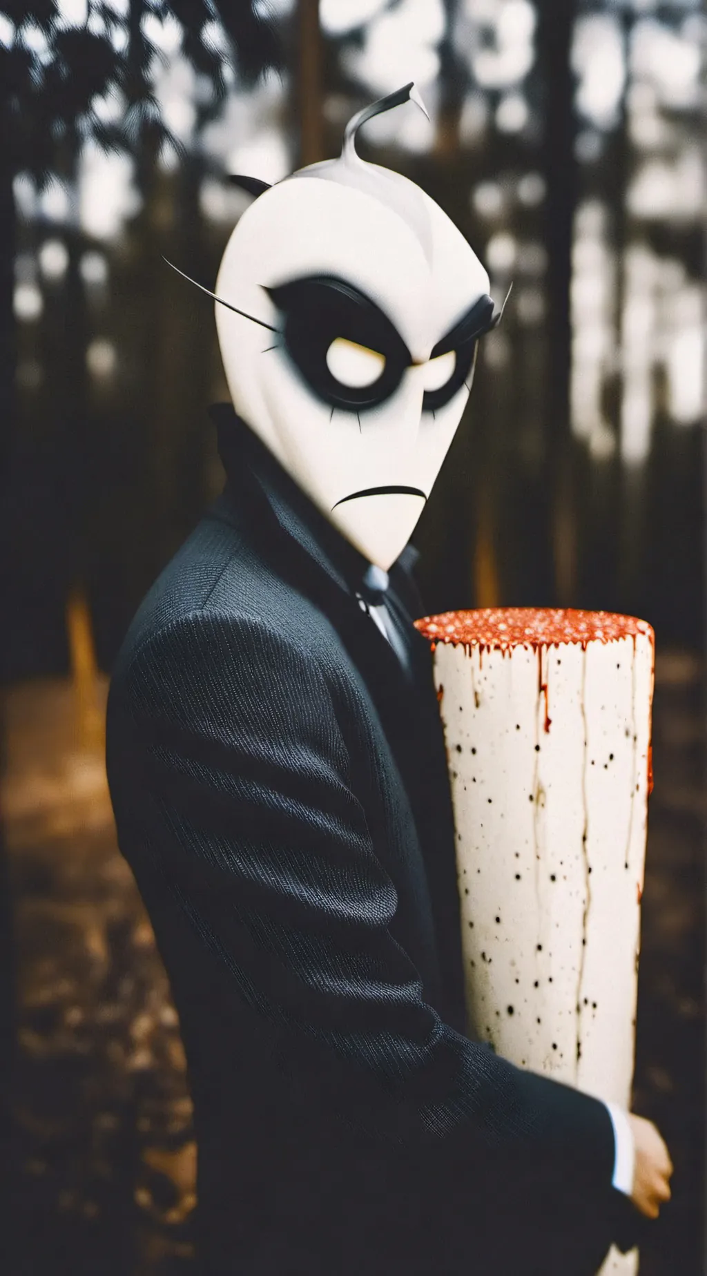 ai character: slender Man background