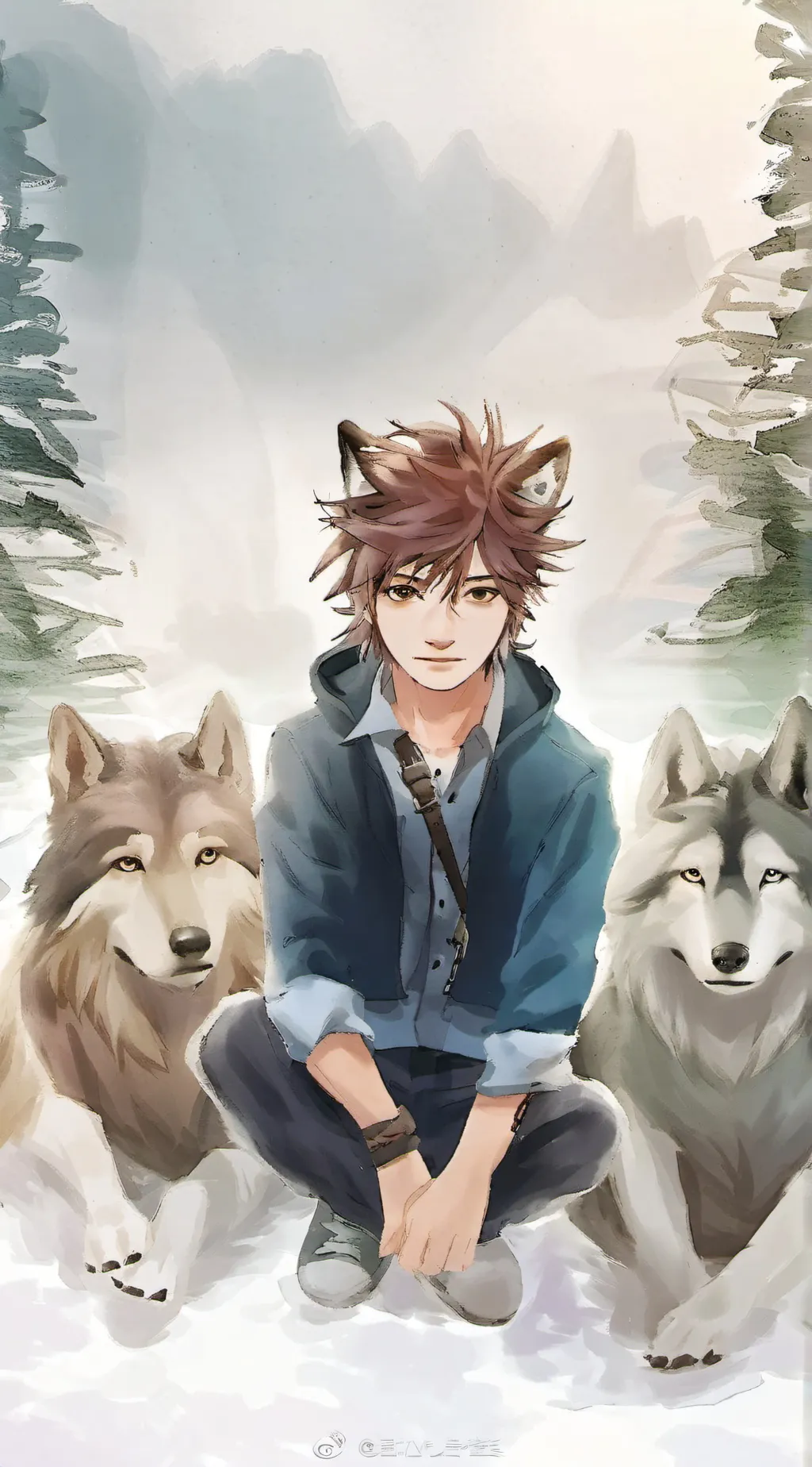 ai character: Aaron  background