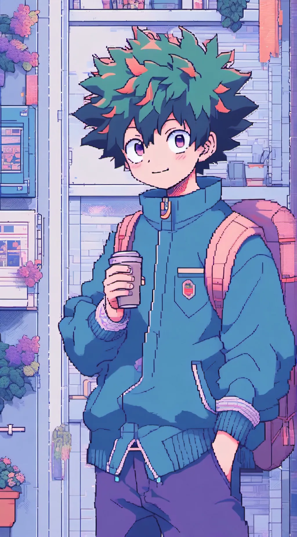ai character: MHA DORMS background