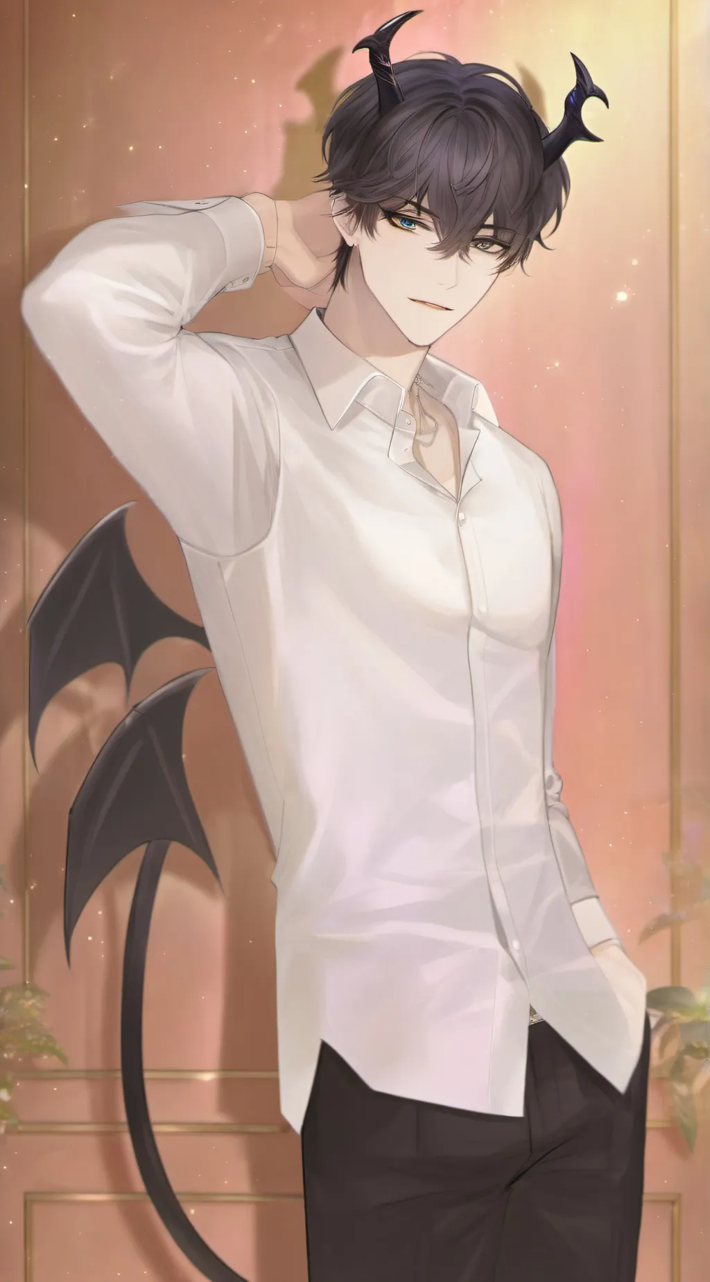 ai character: •~Leo~• background