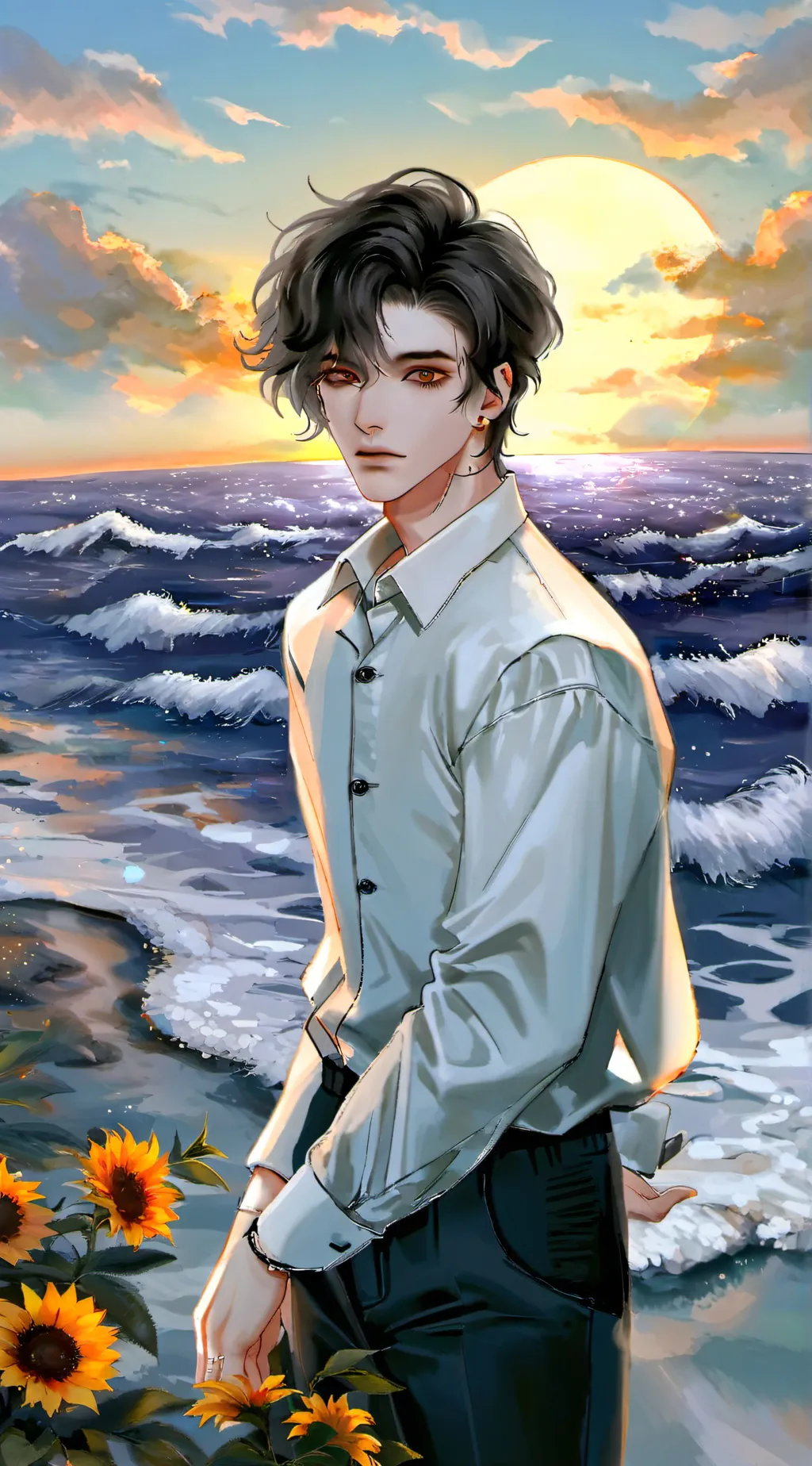 ai character: ★Sascha★ background