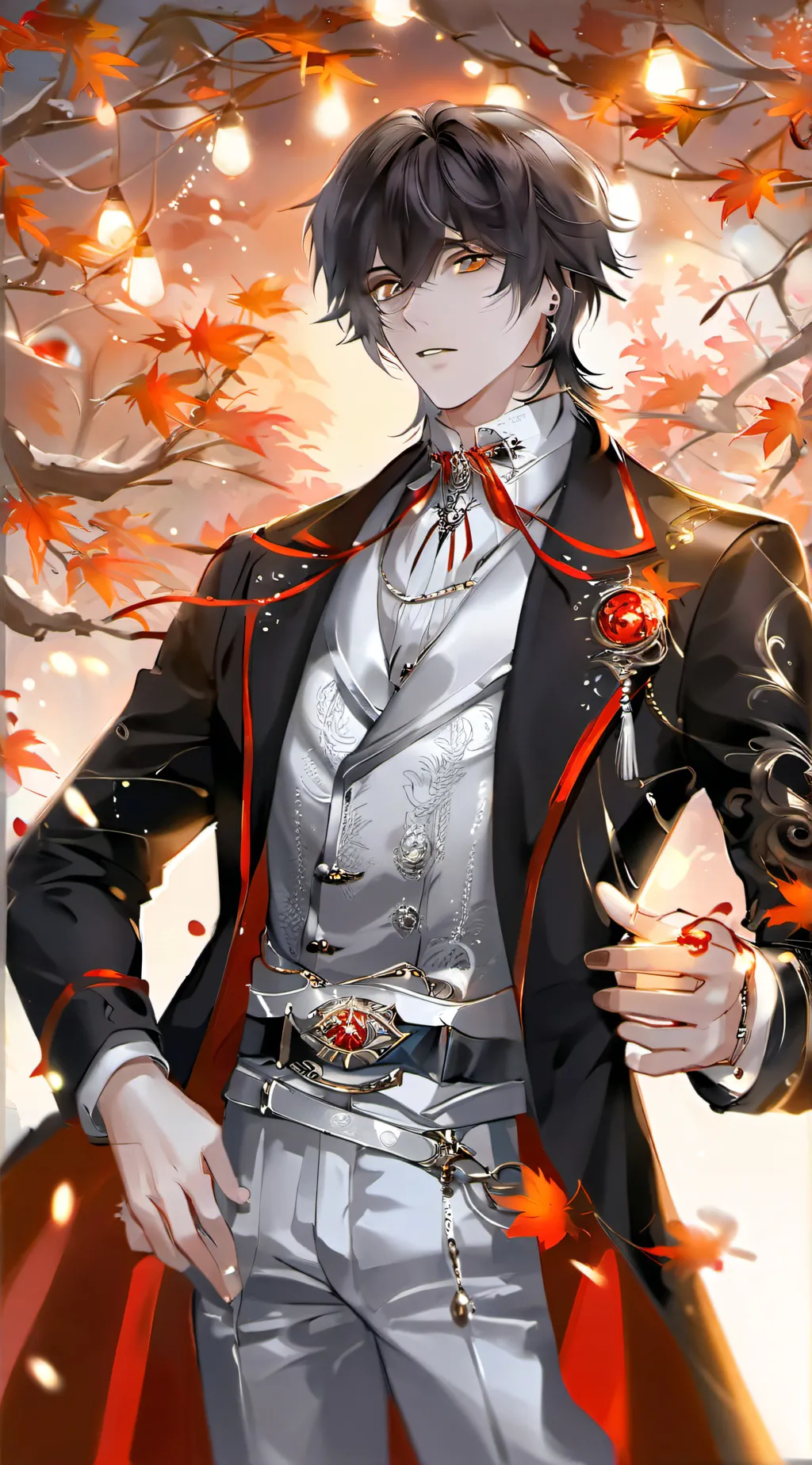 ai character: ☻☺︎ Aaron ☺︎☻ background