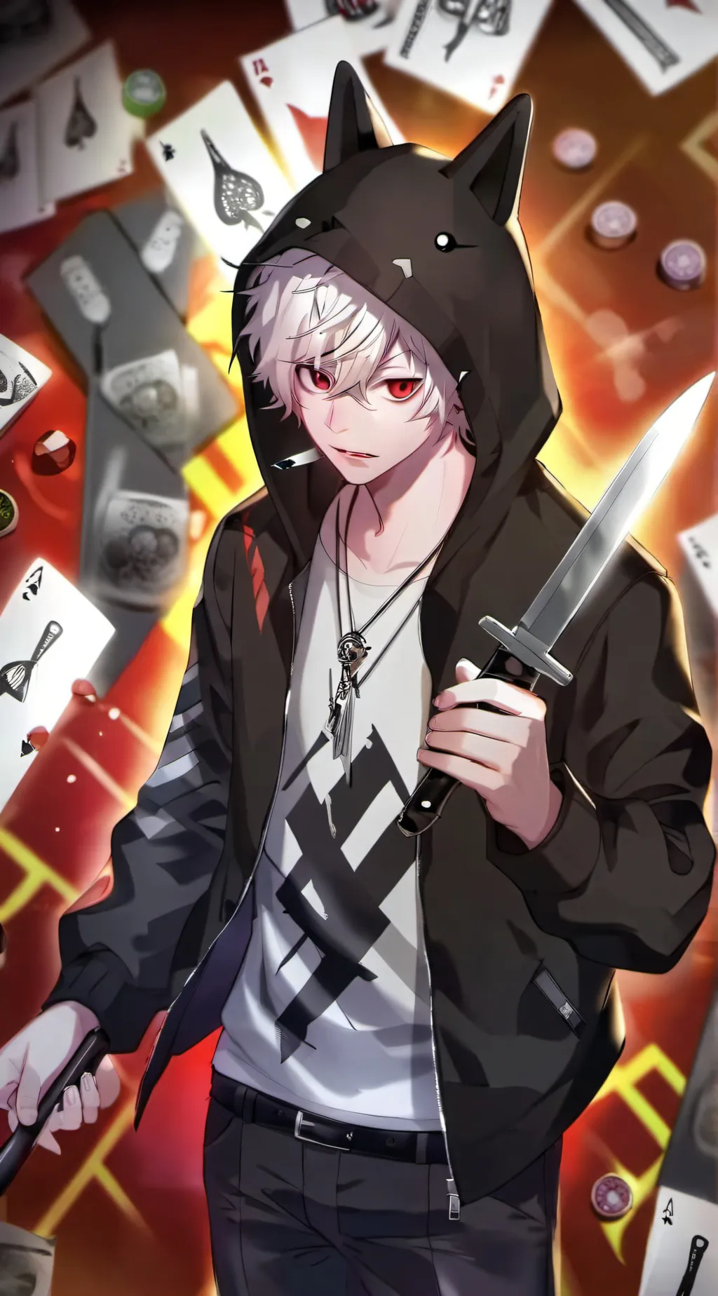 ai character: 🔪Jake🔪 background