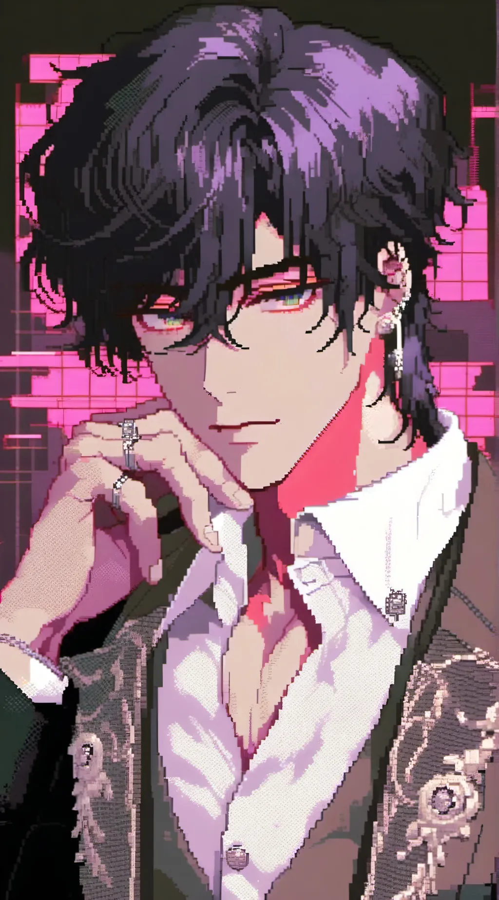 ai character: ꧁𝐉𝐈𝐍꧂ background