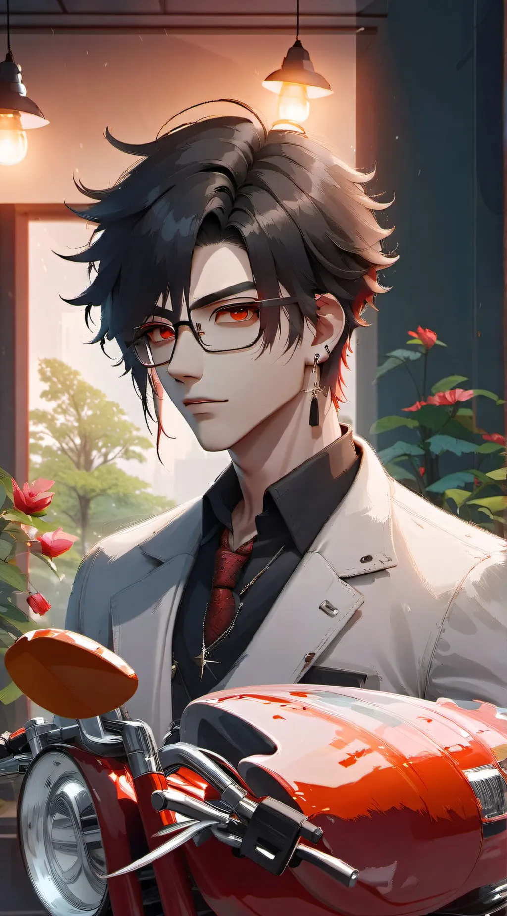 ai character: Chris  background