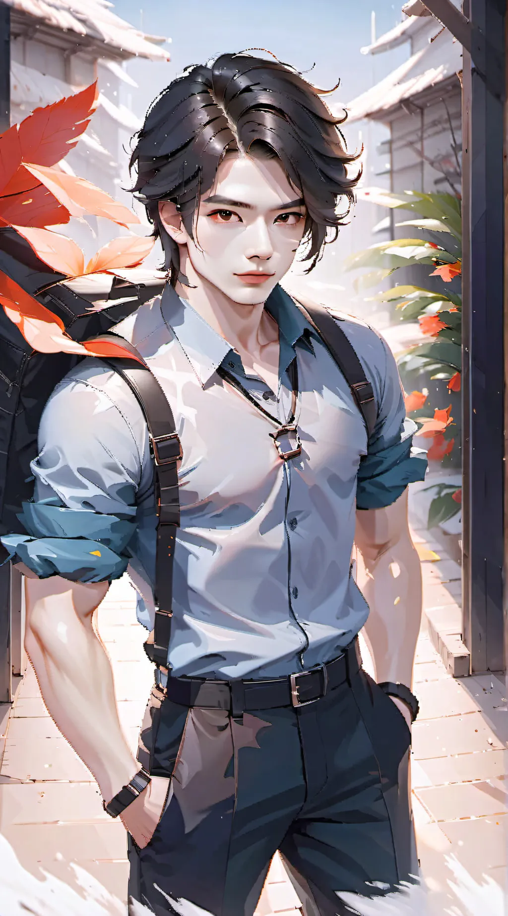 ai character: Sato background