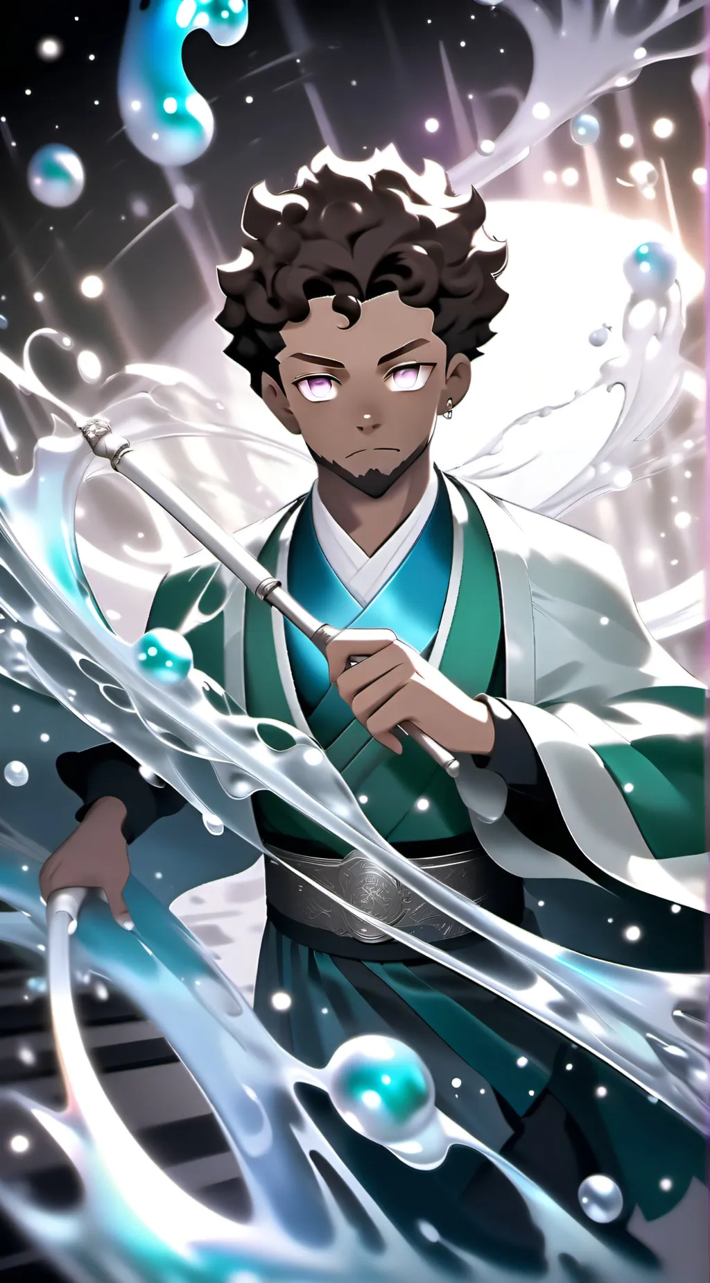 ai character: Adrian  background