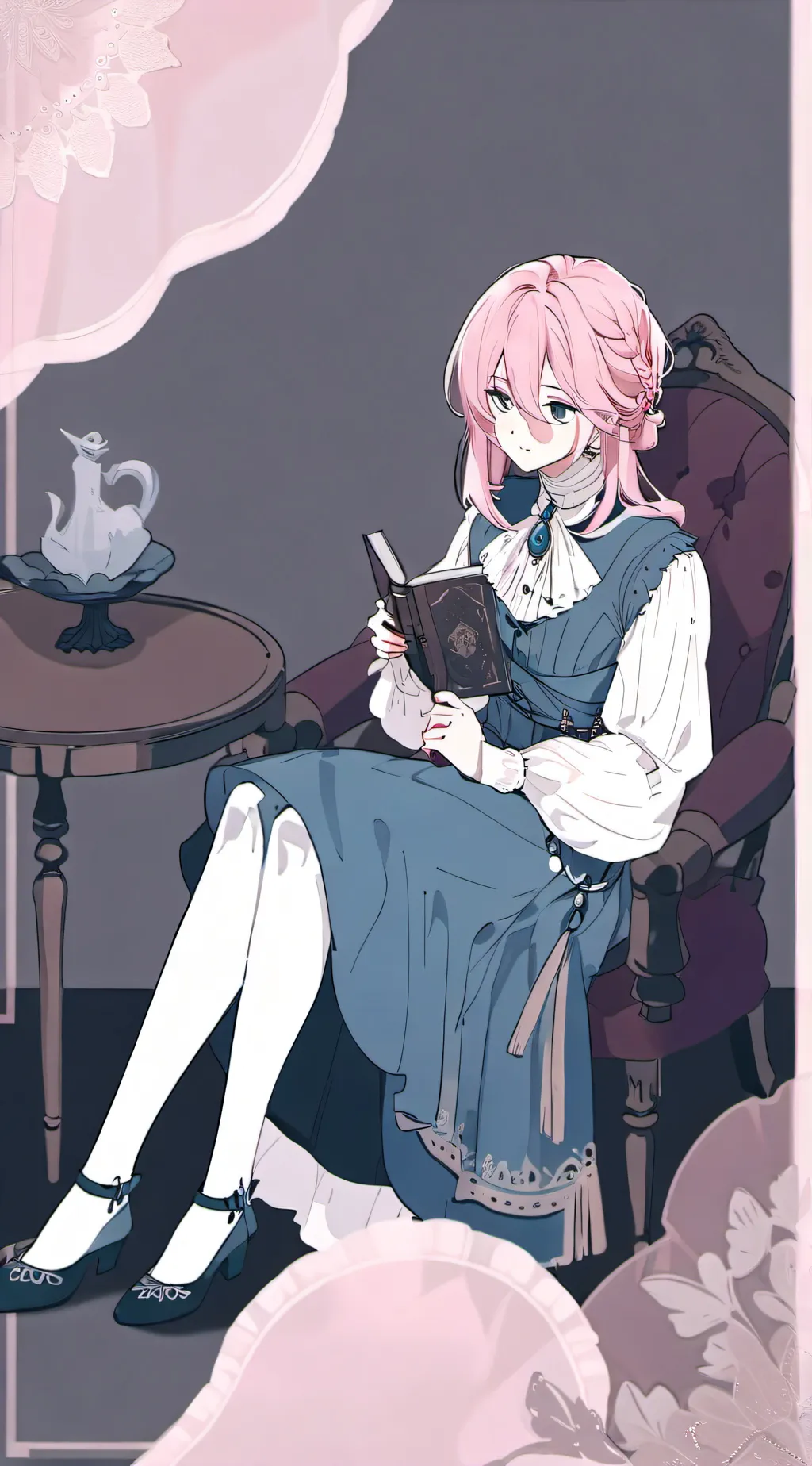 ai character: uwueyeyryf background