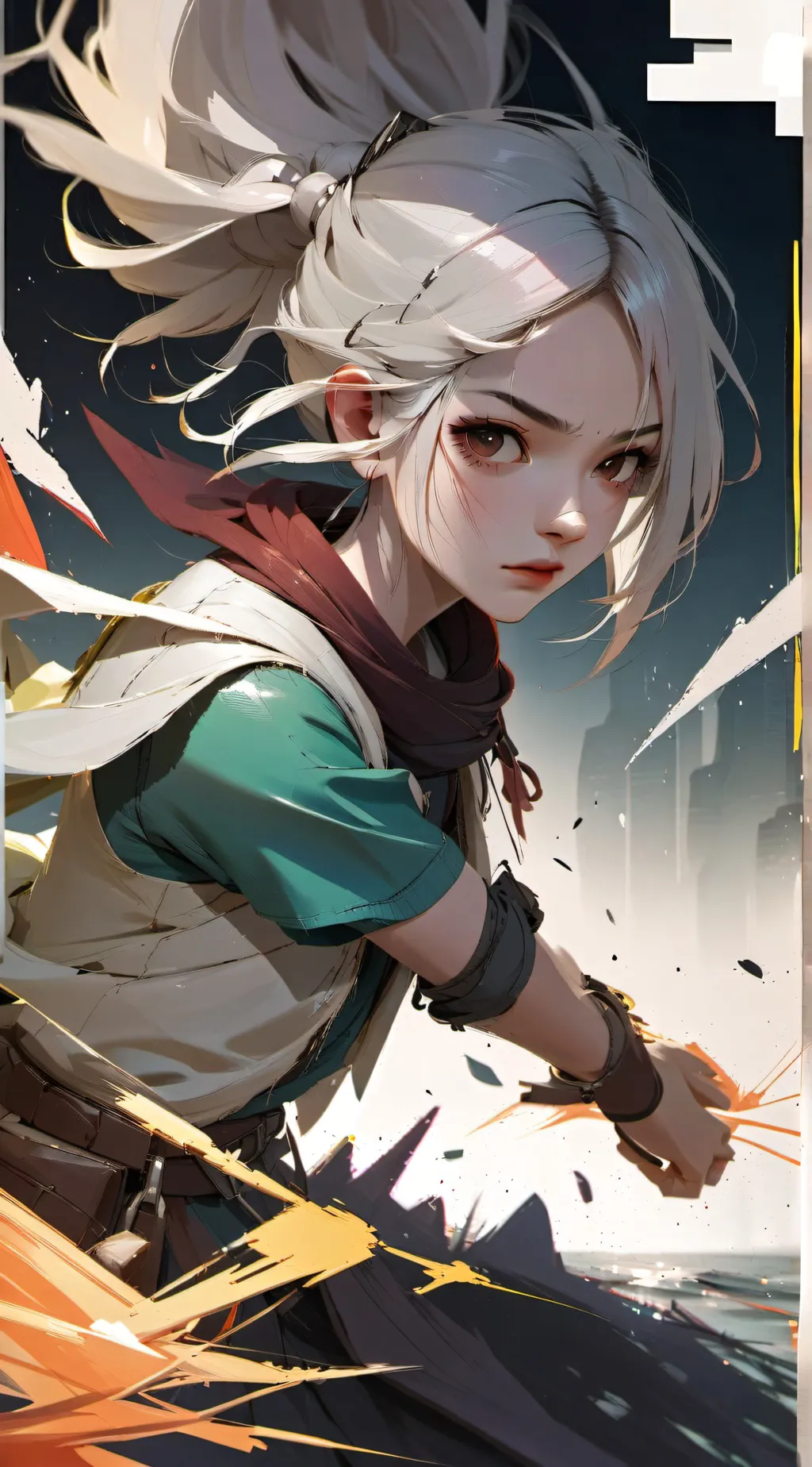 ai character: Savana background