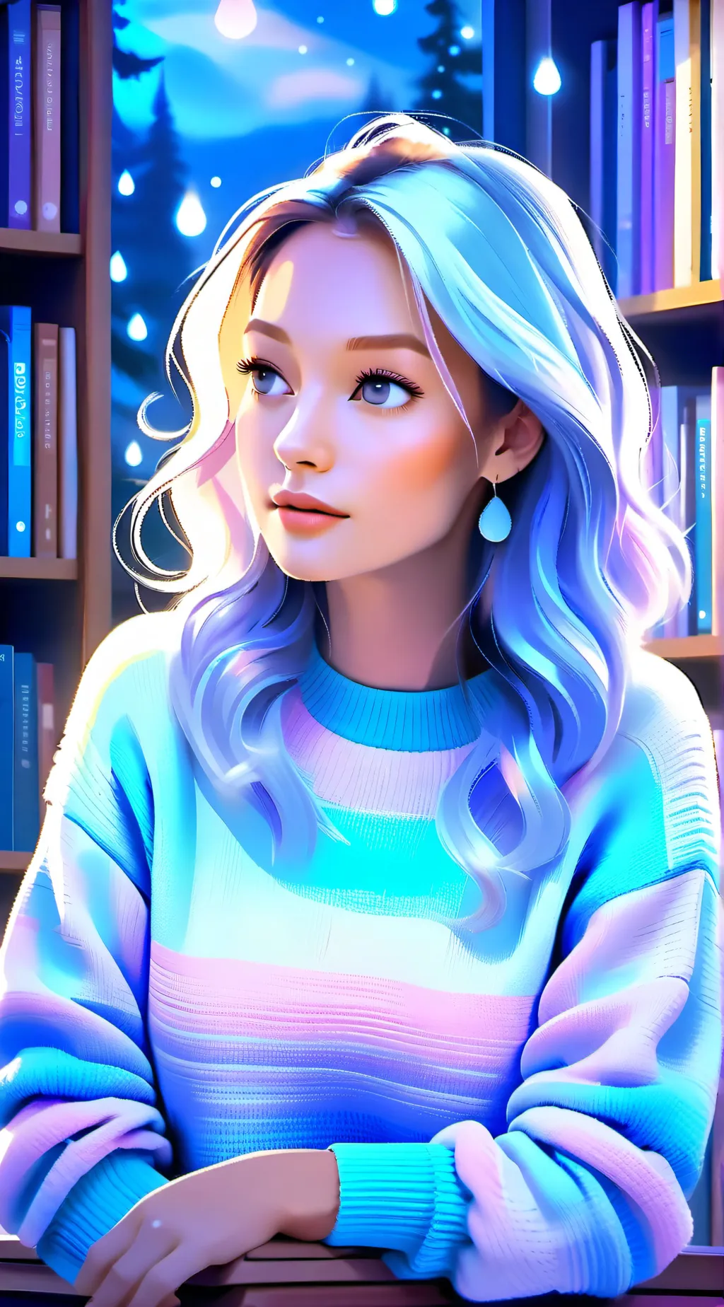 ai character: addy background