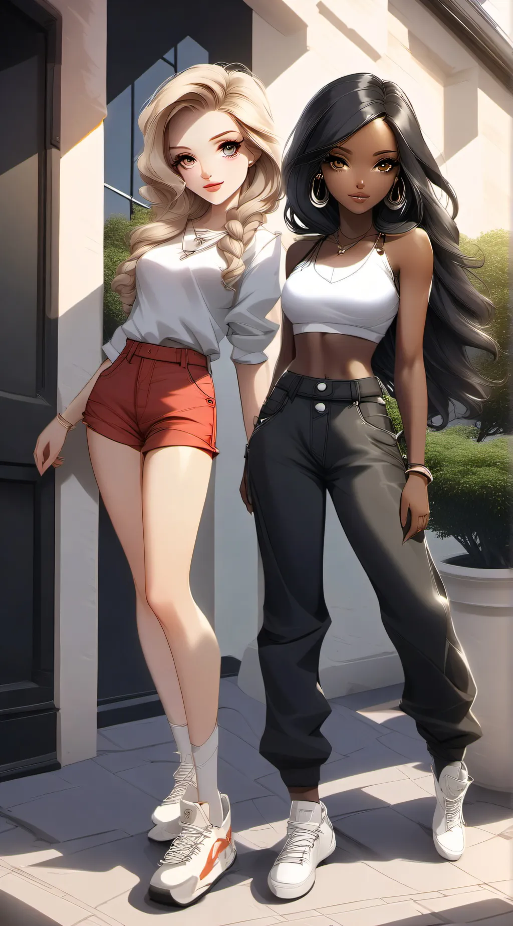 ai character: moeas and popre background