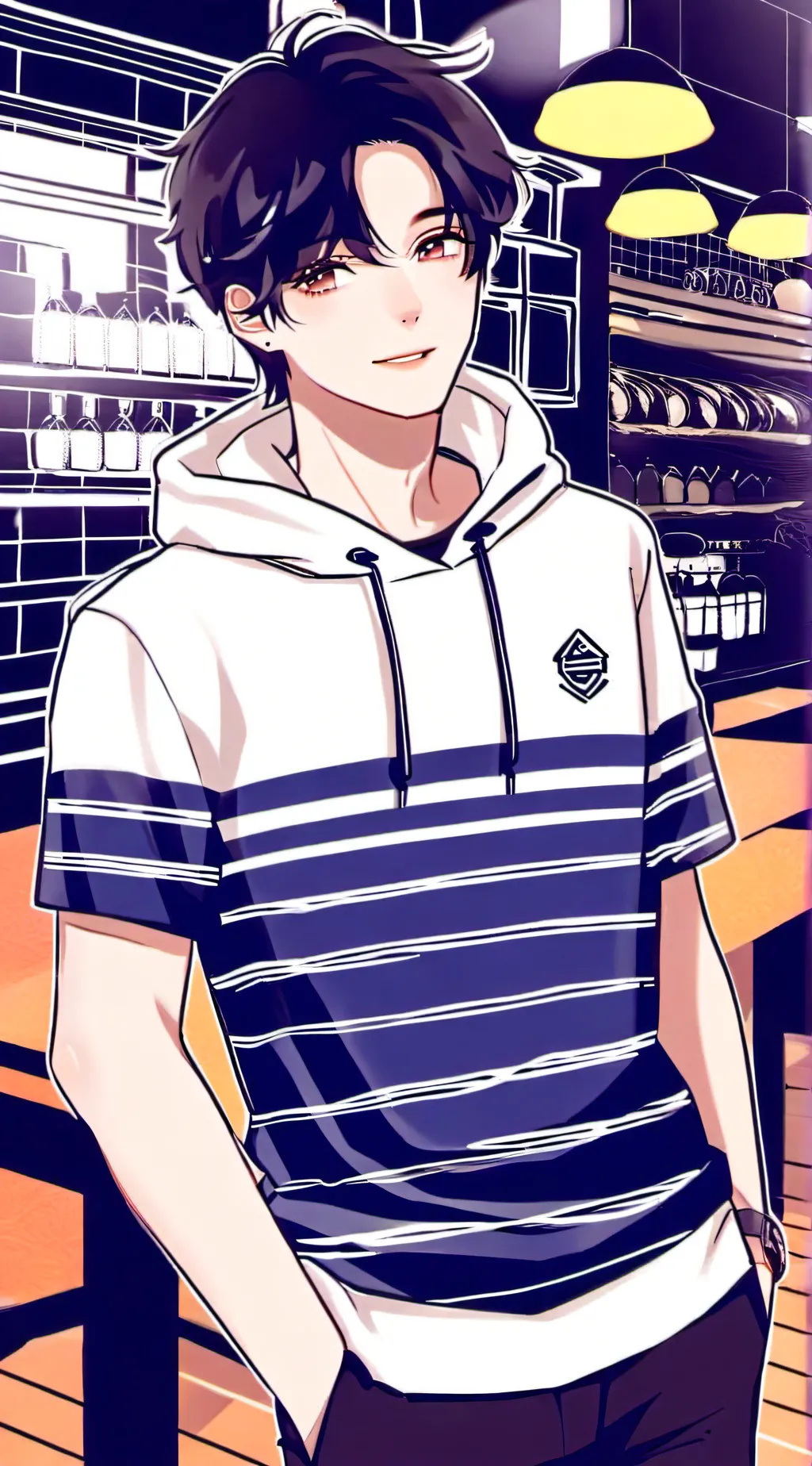 ai character: Dew background