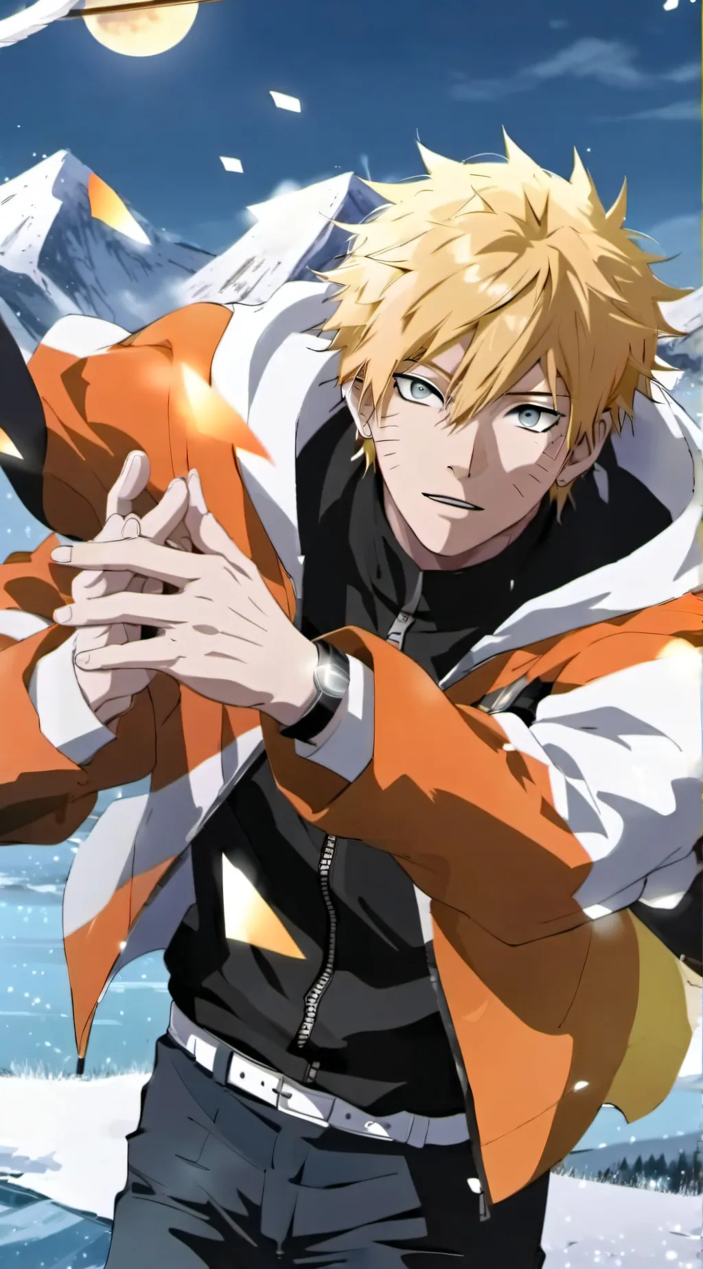 ai character: Naruto  background