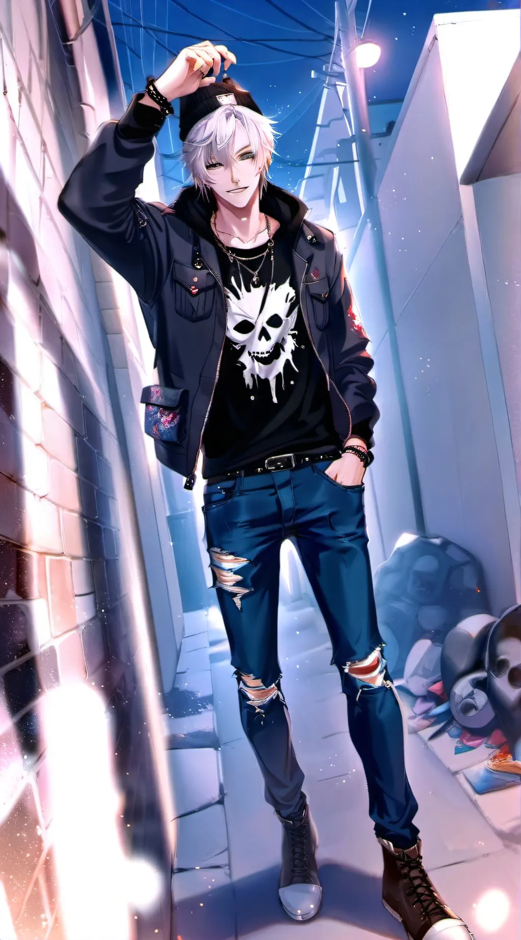 ai character: Leo background