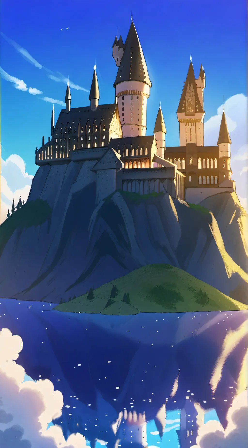 ai character: Hogwarts background