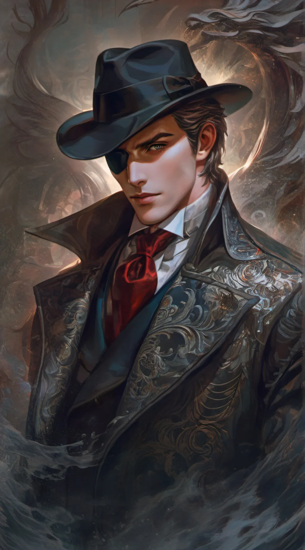 ai character: Mr. Crowley  background