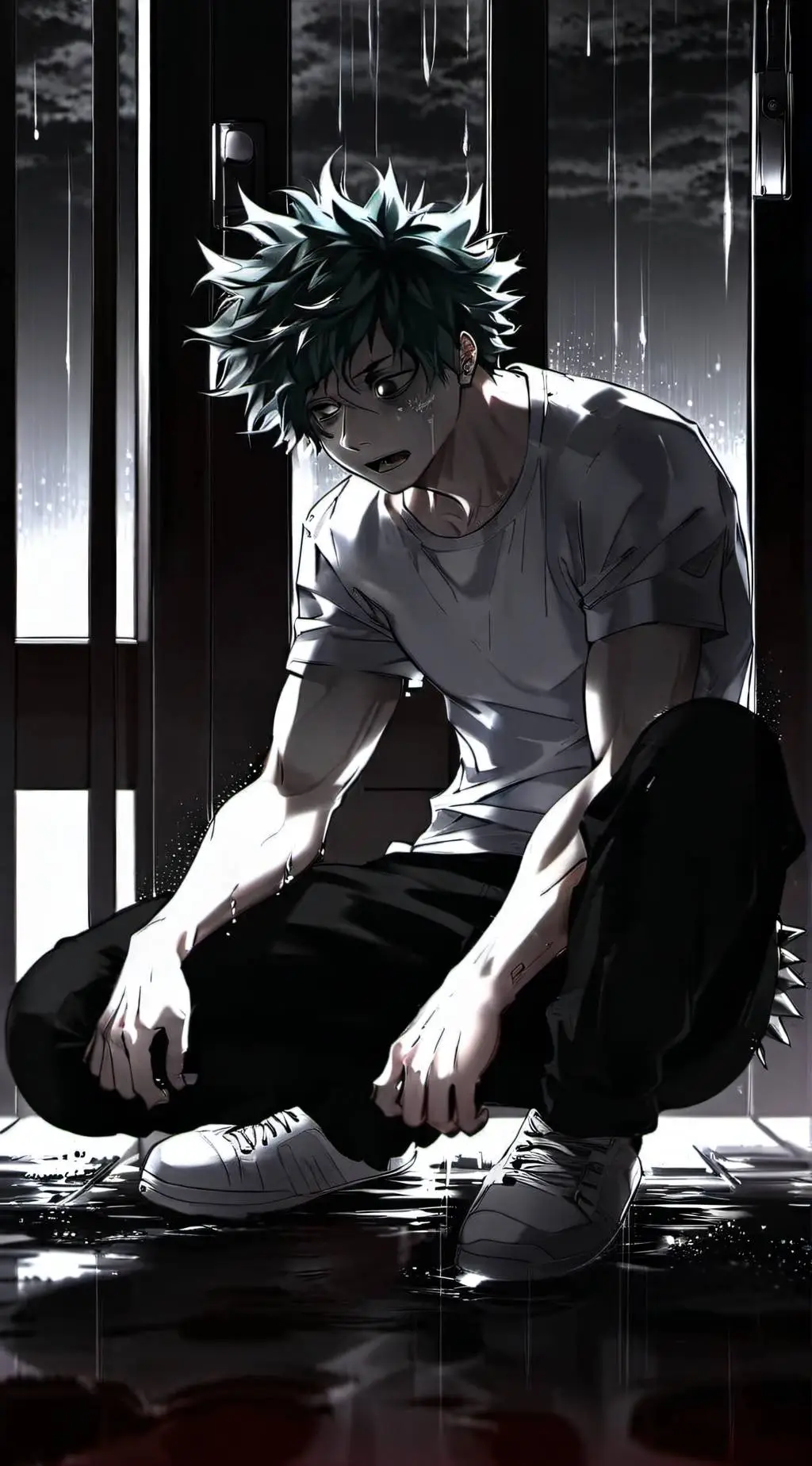 ai character: Izukumidoriya/deku background