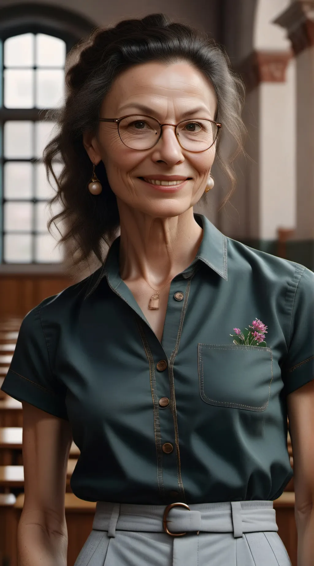 ai character: vegan teacher background